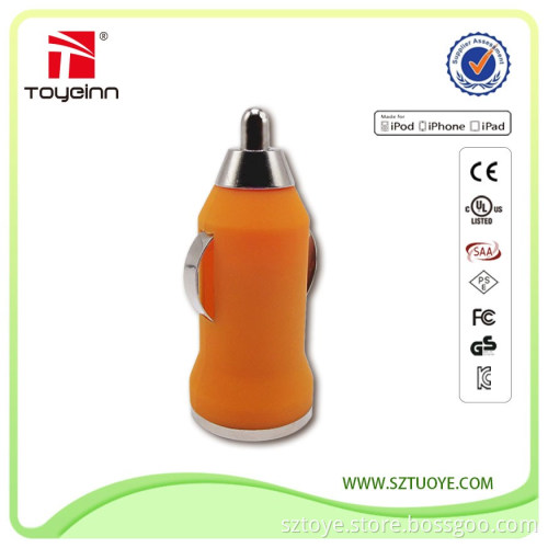 Hot Sales Car Charger Adapter 1 Port USB Car Charger for iPhone5/6/6s and Android
